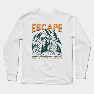 Mountain escape for a little Long Sleeve T-Shirt
